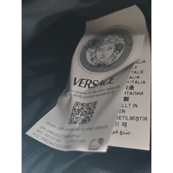 Versace Mini Nylon Medusa Drawstring Backpack Bag - NEW - Picture 11 of 11
